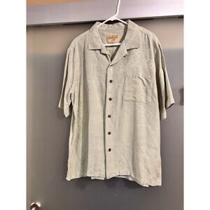 Panama Jack Cafe Mens Size XL Short Sleeved Olive Green